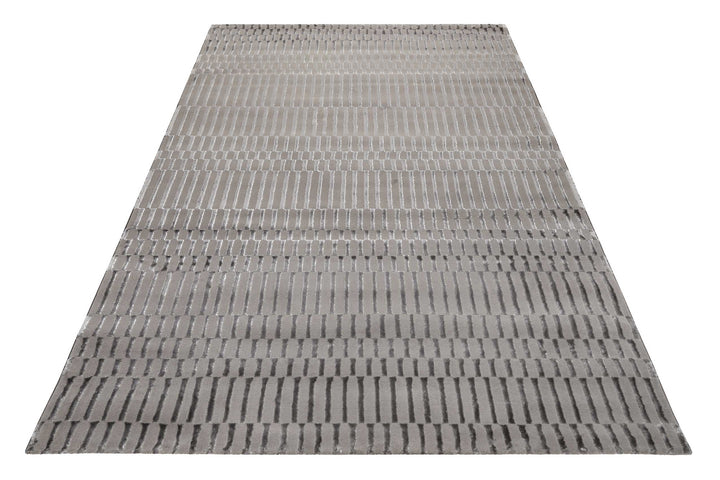 Linn Teppich grau Kurzflor rechteckig