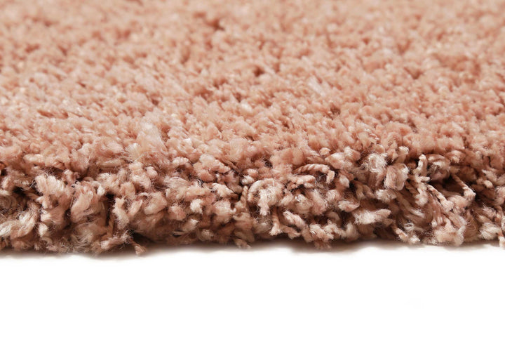 Live Nature Teppich rosa Hochflor rechteckig