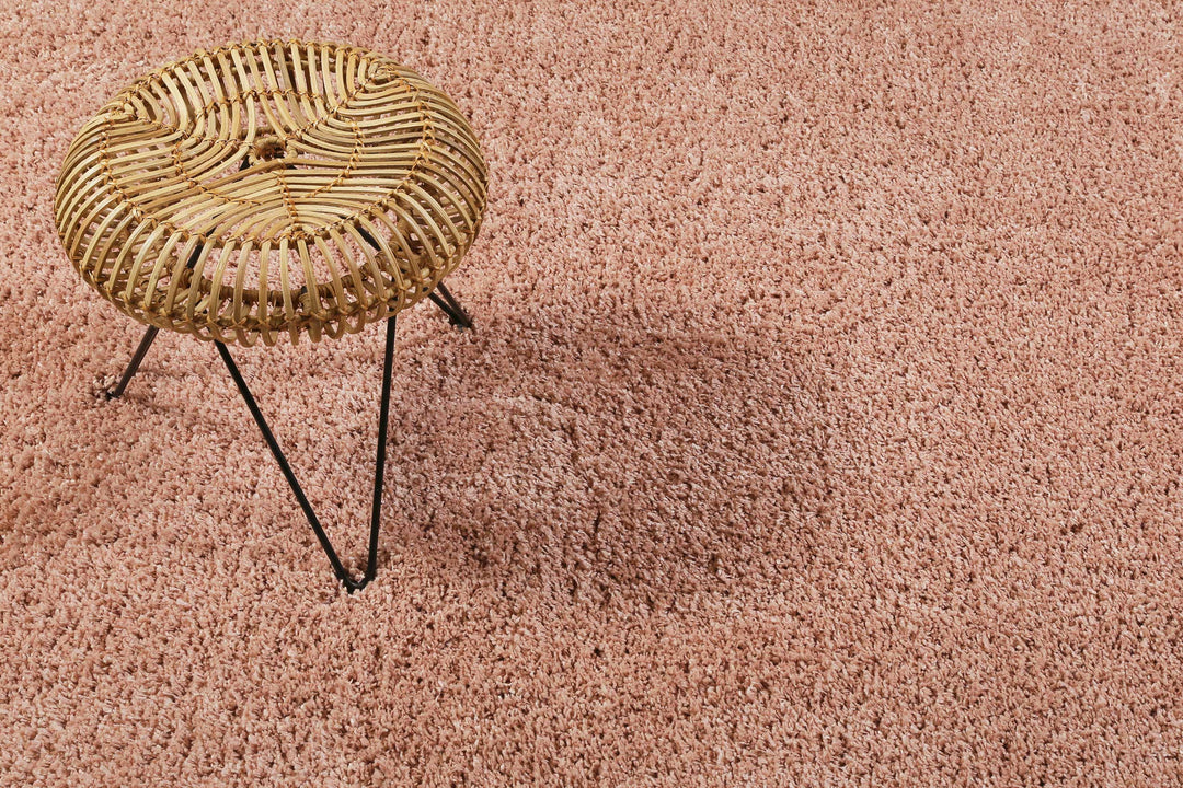 Live Nature Teppich rosa Hochflor rechteckig