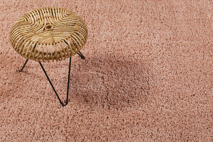 Live Nature Teppich rosa Hochflor rechteckig