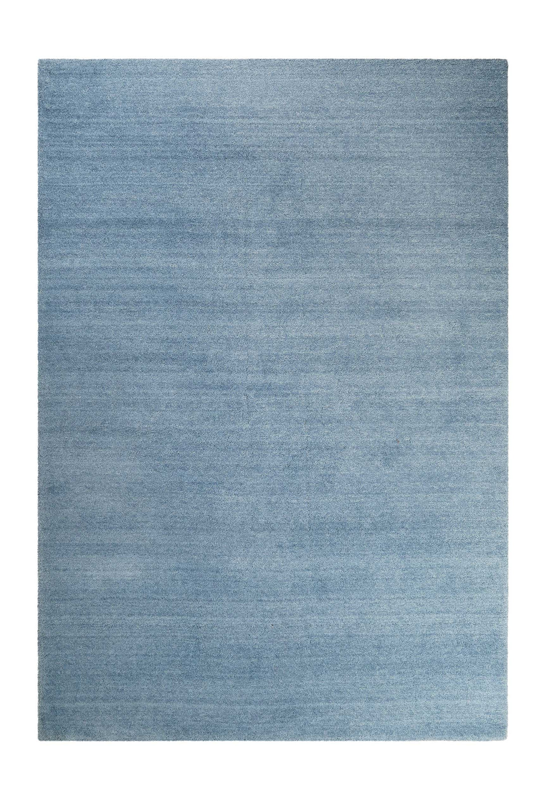 #loft Teppich blau meliert Kurzflor rechteckig