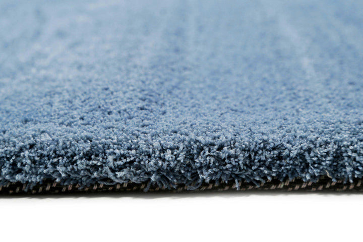 #loft Teppich blau Kurzflor rechteckig