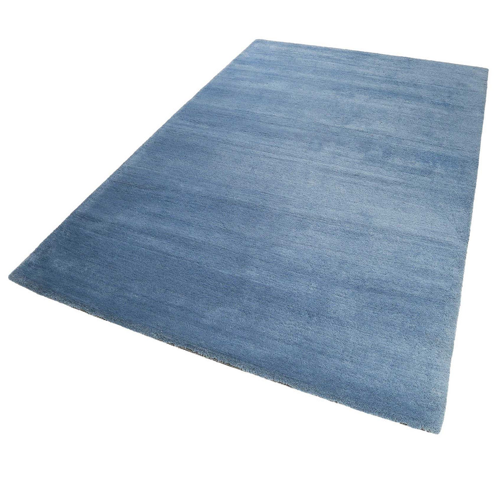 #loft Teppich blau Kurzflor rechteckig