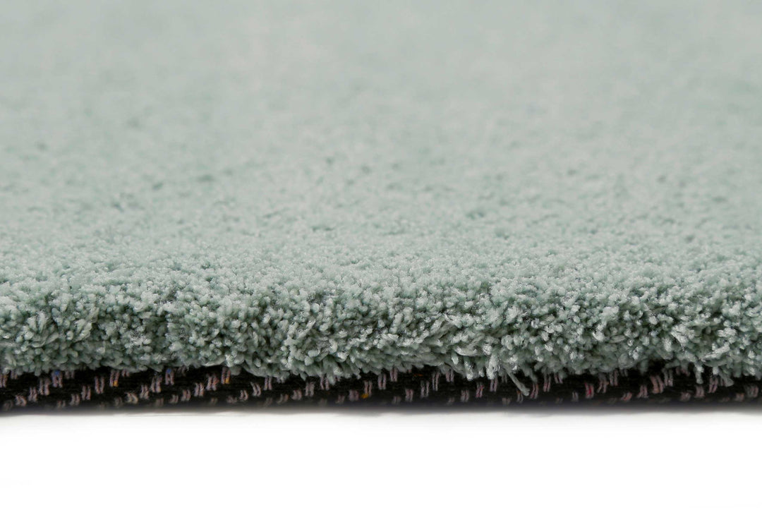 #loft Teppich grün Kurzflor rechteckig