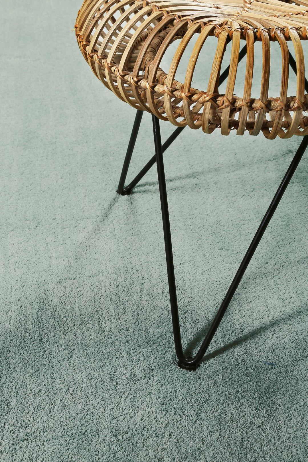 #loft Teppich grün Kurzflor rechteckig