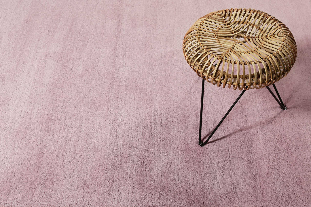 #loft Teppich hellrosa Kurzflor rechteckig