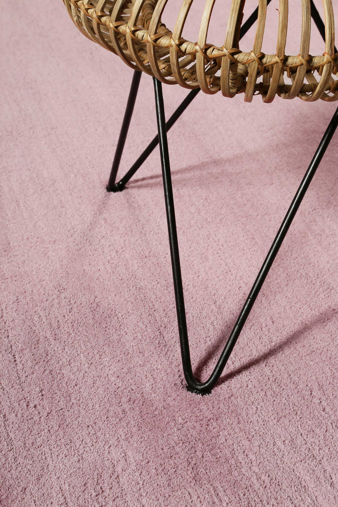 #loft Teppich hellrosa Kurzflor rechteckig