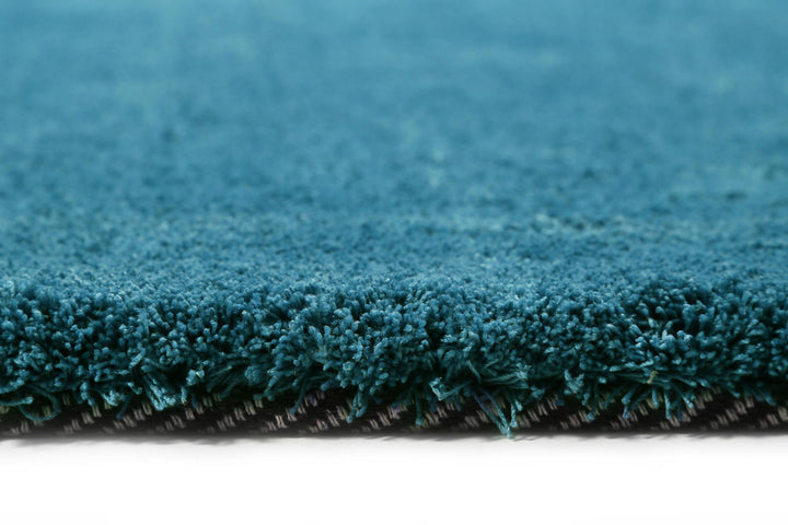 #loft Teppich petrol Kurzflor rechteckig