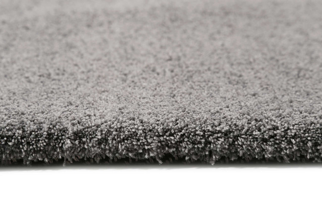 #loft Teppich grau Kurzflor rechteckig