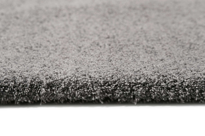 #loft Teppich grau Kurzflor rechteckig