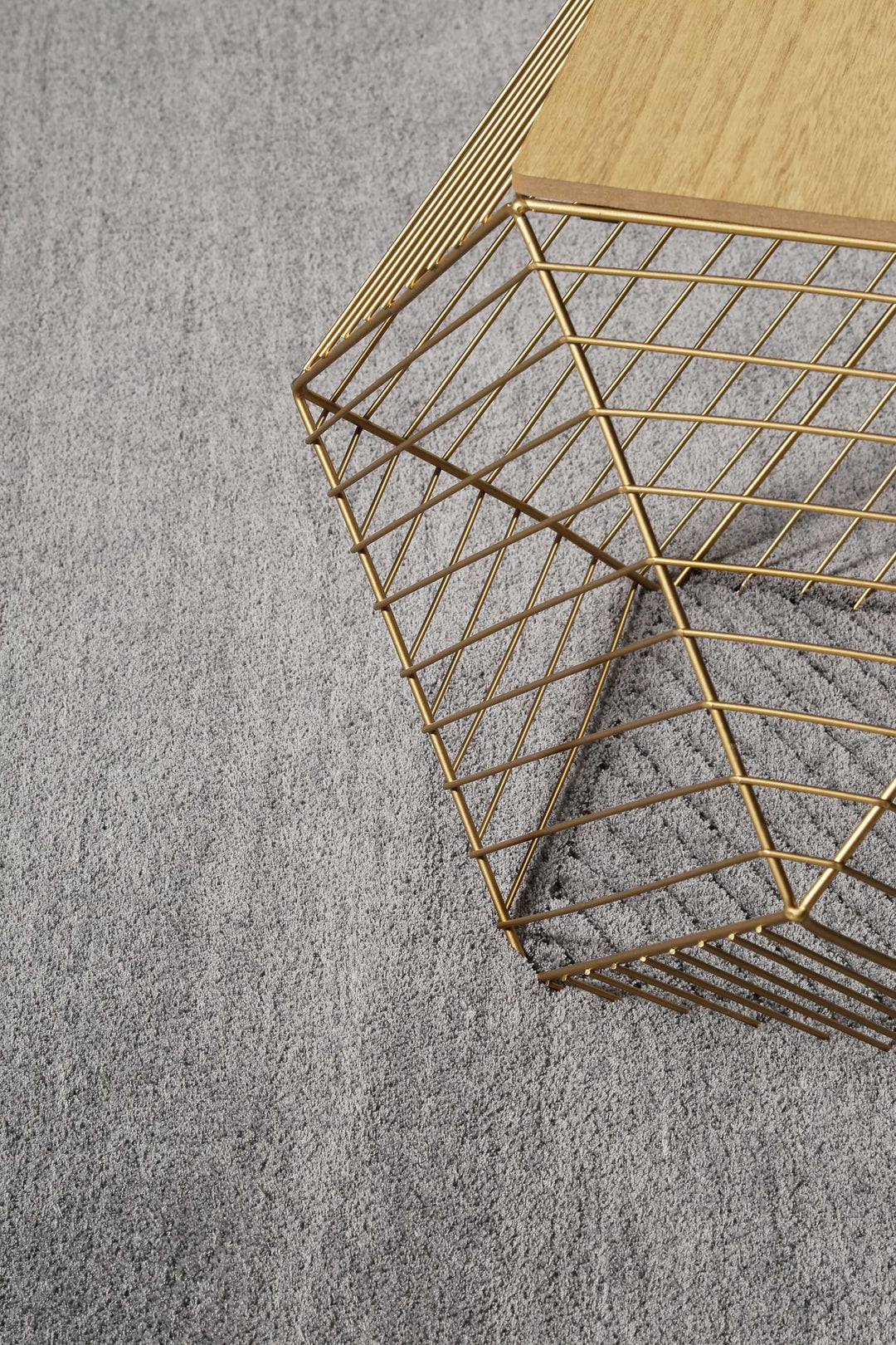 #loft Teppich grau Kurzflor rechteckig
