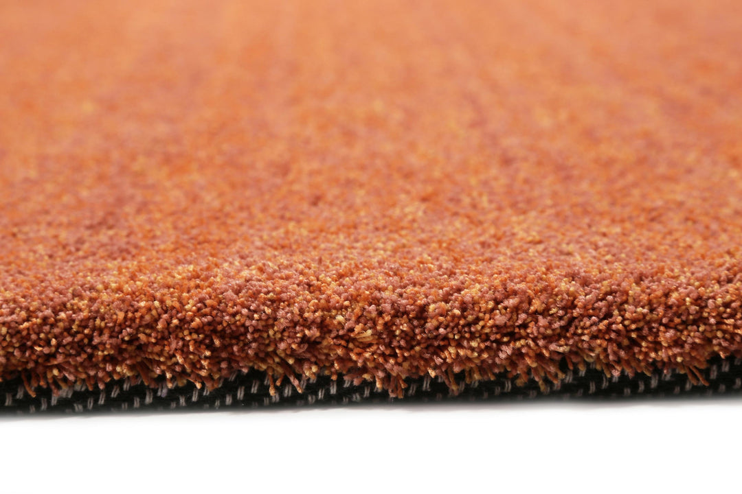 #loft Teppich orange Kurzflor rechteckig