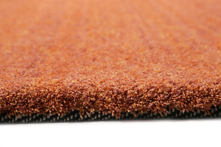 #loft Teppich orange Kurzflor rechteckig
