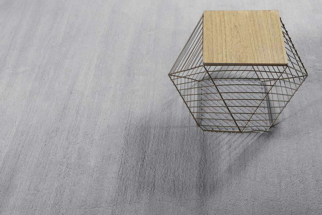 #loft Teppich hellgrau blau Kurzflor rechteckig