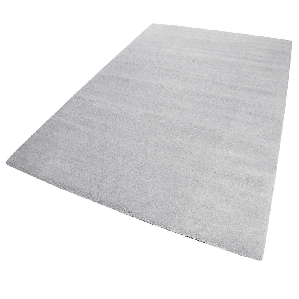#loft Teppich hellgrau blau Kurzflor rechteckig