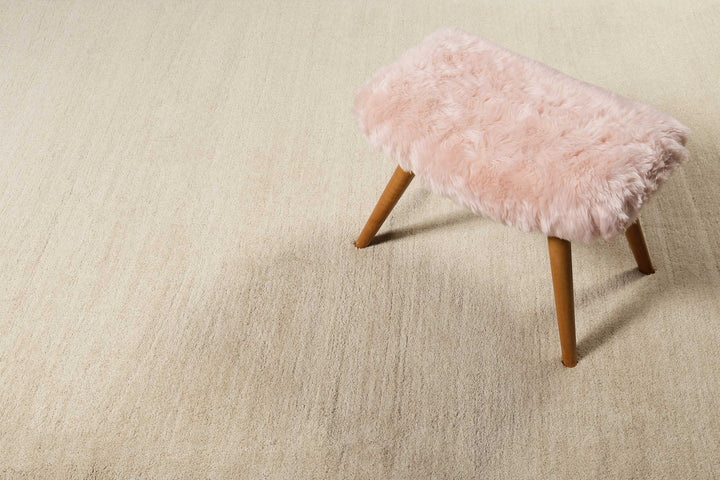 #loft Teppich beige Kurzflor rechteckig