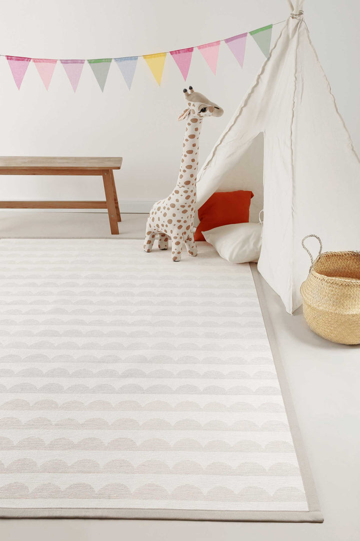 Lovely Rainbow Teppich beige Hochflor rechteckig