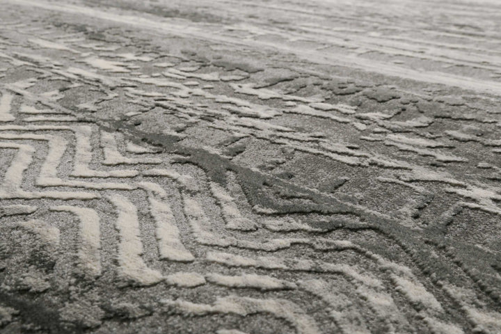 Makai Teppich grau Kurzflor rechteckig