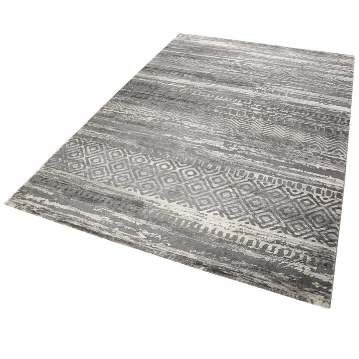 Makai Teppich grau Kurzflor rechteckig