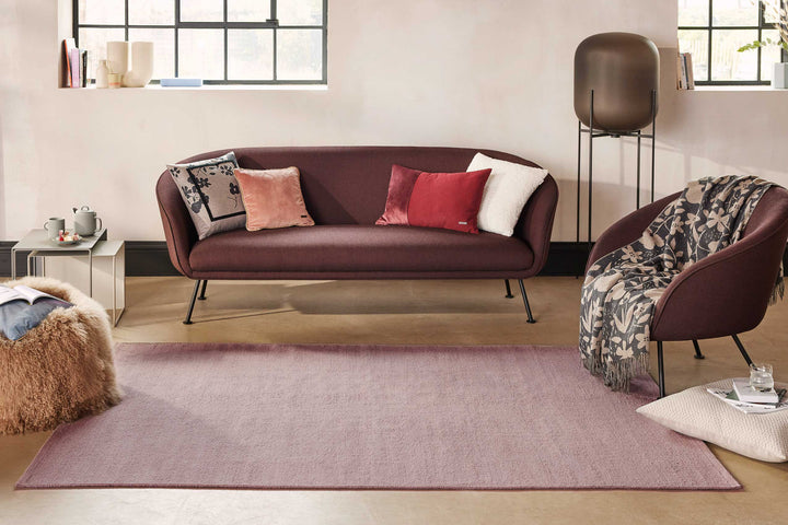 Maya Kelim 2.0 Teppich flieder Kurzflor rechteckig