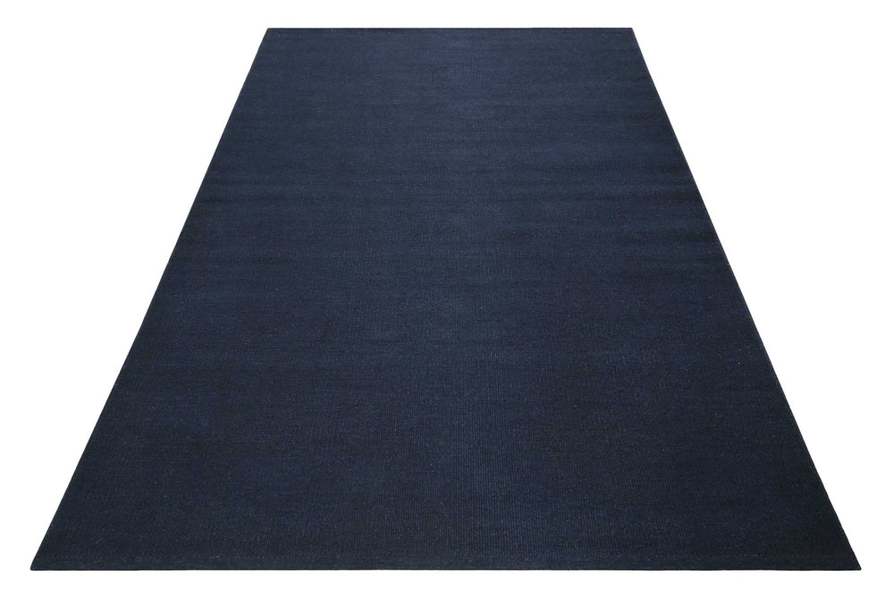 Maya Kelim 2.0 Teppich dunkelblau Kurzflor rechteckig