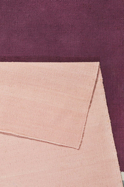 Esprit Kelim Teppich Violett Rosa aus Baumwolle » Midas Kelim «
