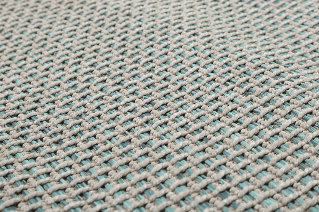 Midland Outdoor beige Kurzflor rechteckig