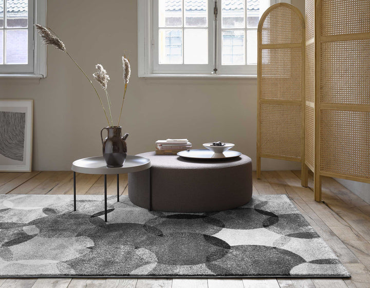 Modernina Teppich grau Kurzflor rechteckig