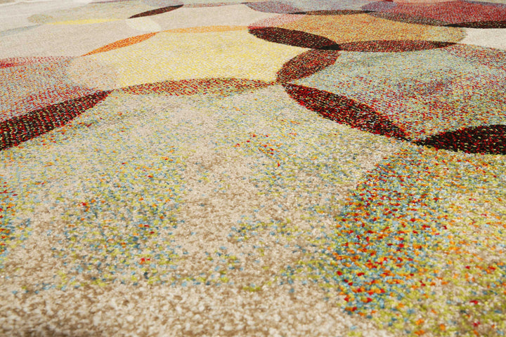 Modernina Teppich multicolor Kurzflor rechteckig