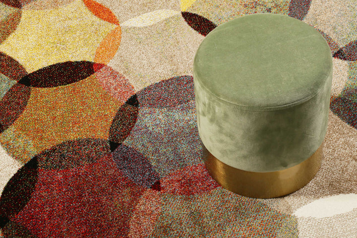 Modernina Teppich multicolor Kurzflor rechteckig