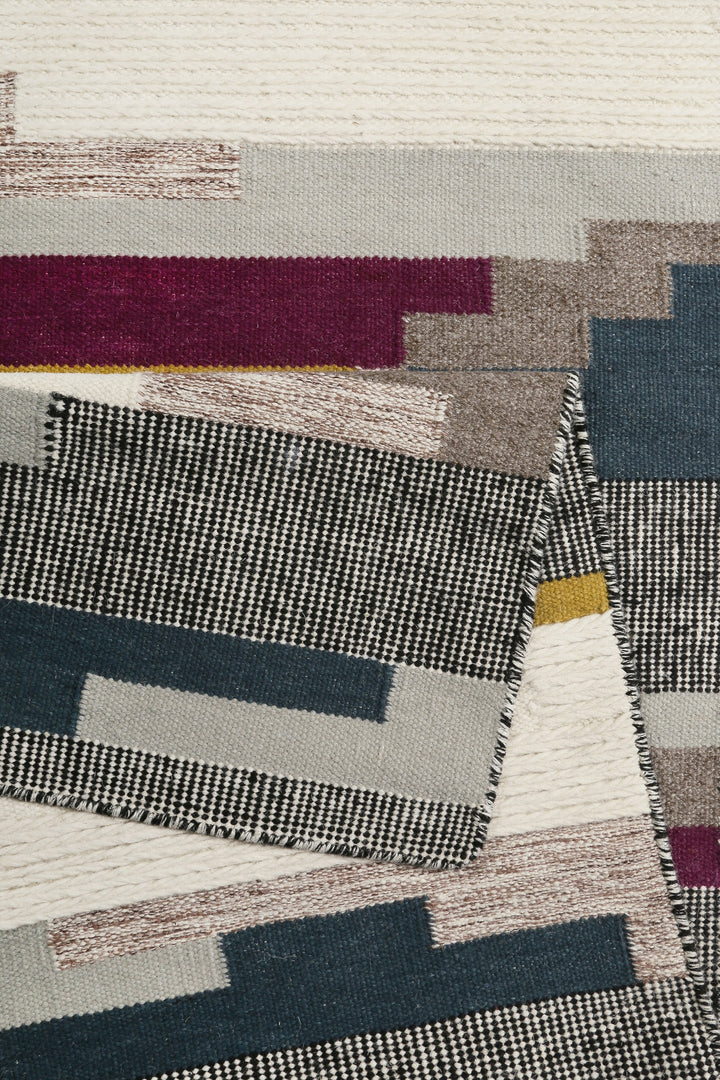 Natham Kelim  Teppich multicolor rechteckig