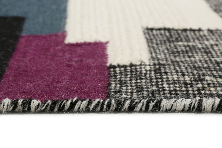 Natham Kelim  Teppich multicolor rechteckig