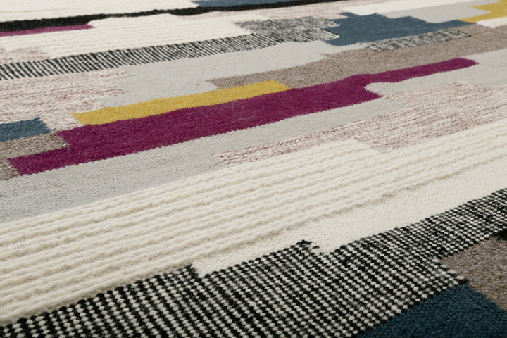 Natham Kelim  Teppich multicolor rechteckig