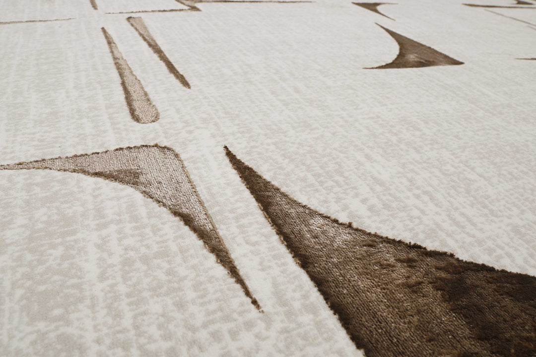 Nelle Teppich beige Kurzflor rechteckig