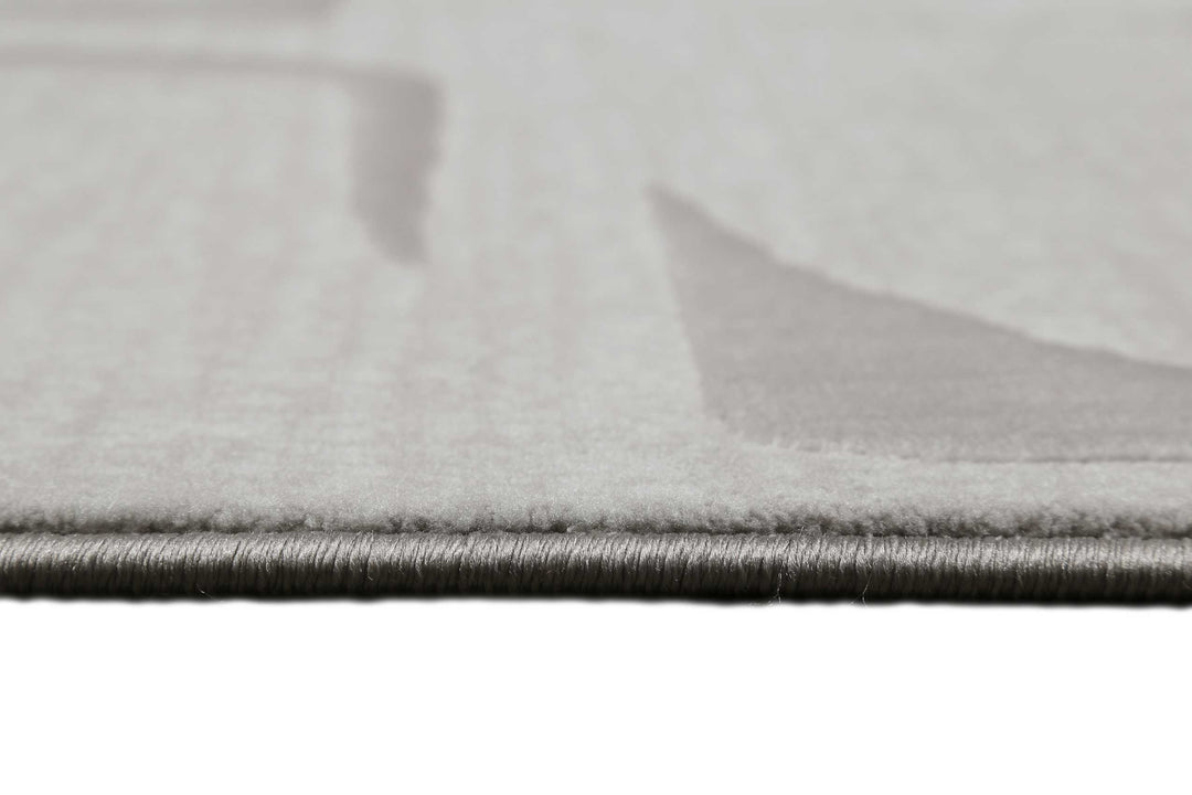 Nelle Teppich grau Kurzflor rechteckig