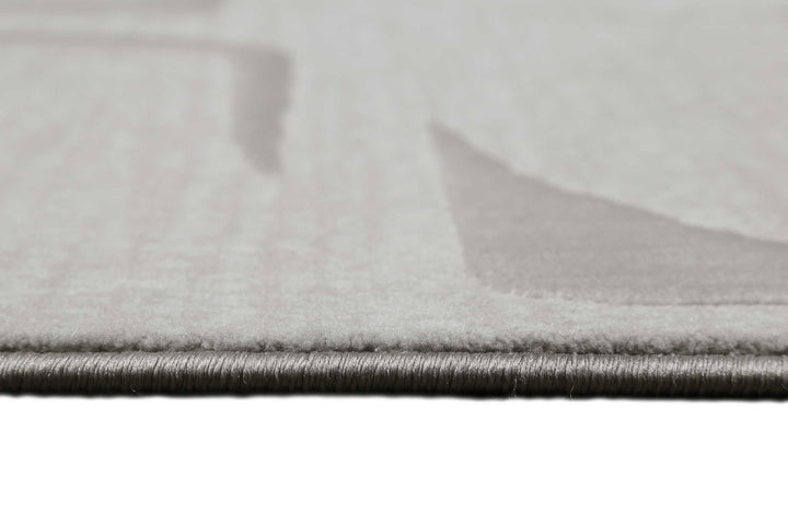 Nelle Teppich grau Kurzflor rechteckig