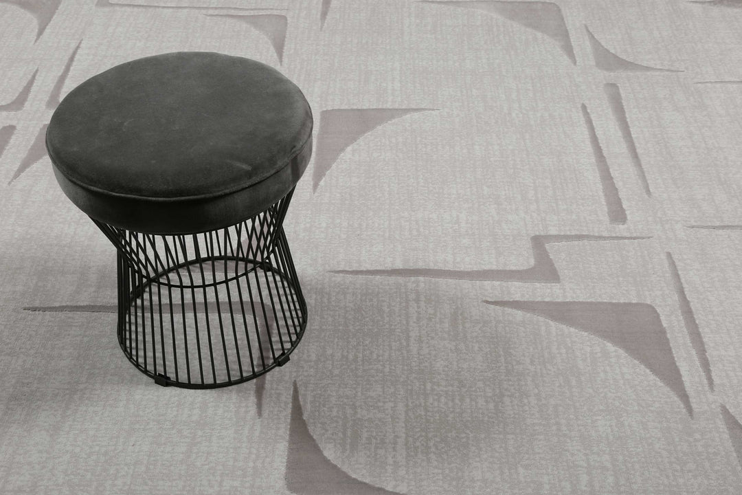 Nelle Teppich grau Kurzflor rechteckig