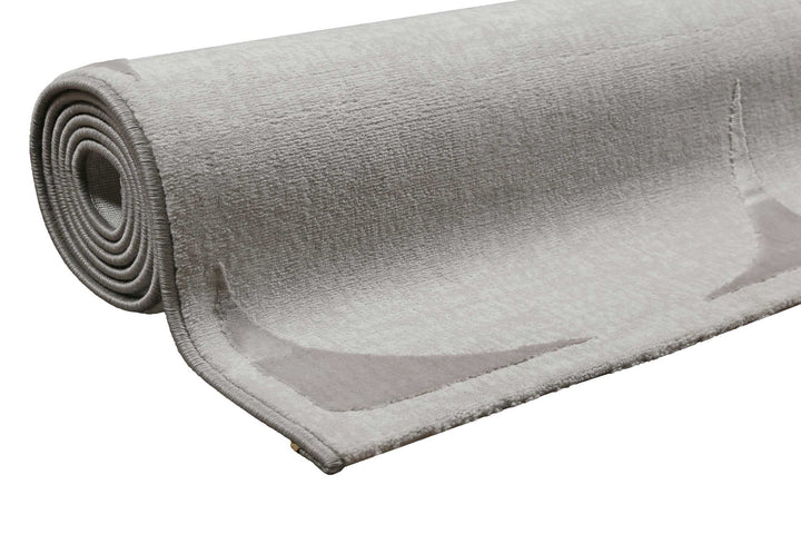 Nelle Teppich grau Kurzflor rechteckig