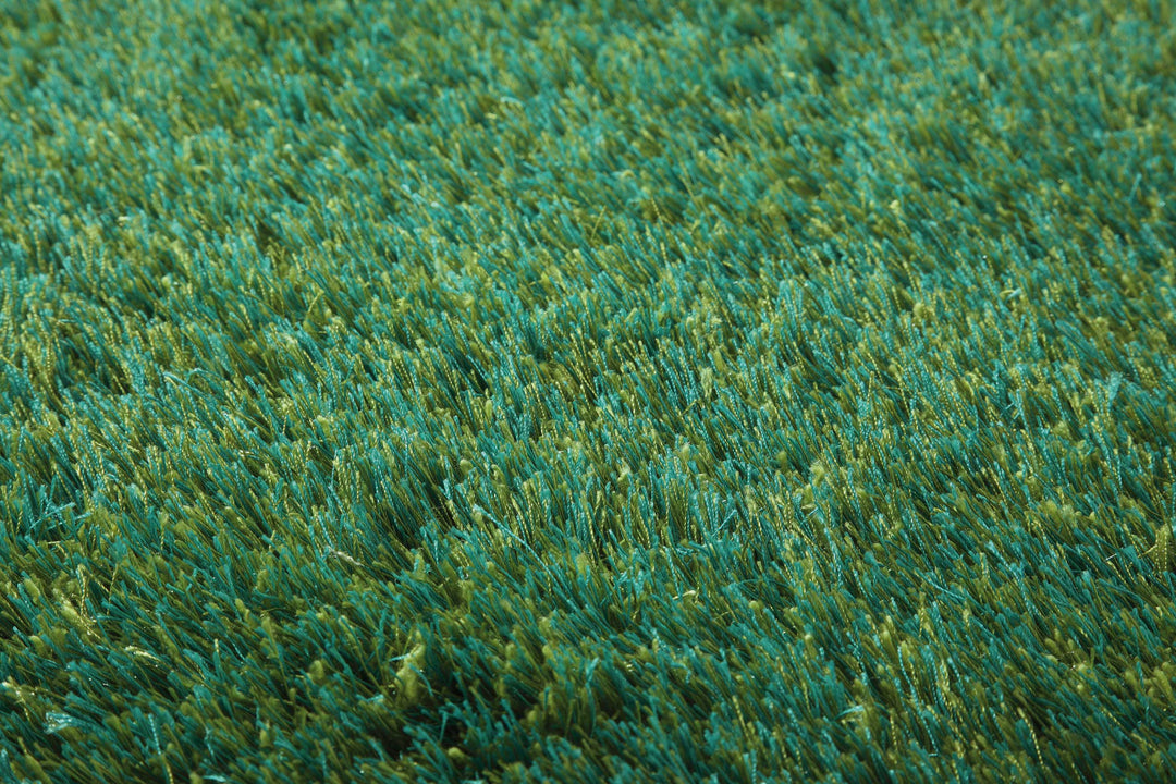 New Glamour  Teppich grün Hochflor rechteckig