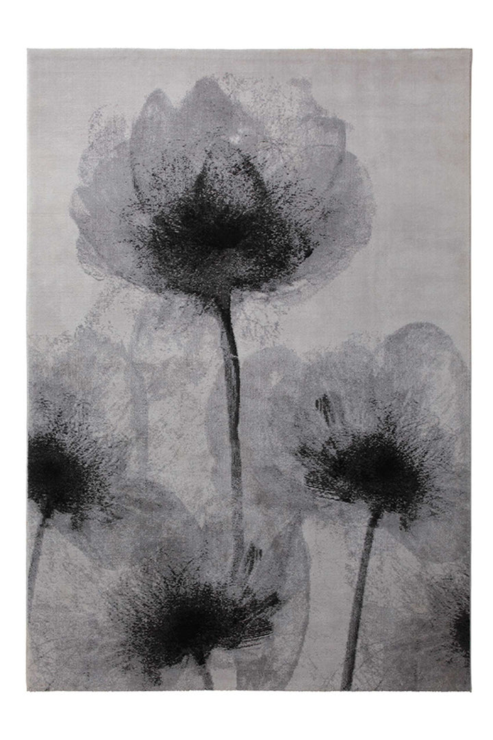 Night Shade Teppich silber Kurzflor rechteckig