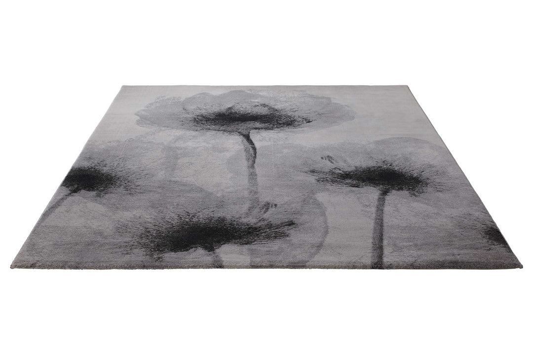 Night Shade Teppich silber Kurzflor rechteckig