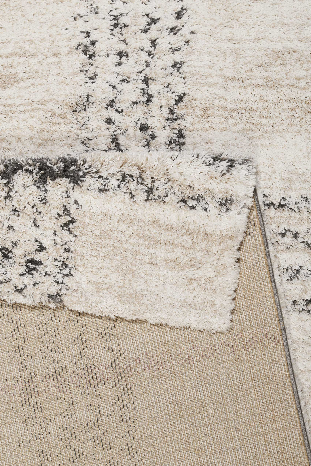 Nora Teppich creme weiß Hochflor rechteckig