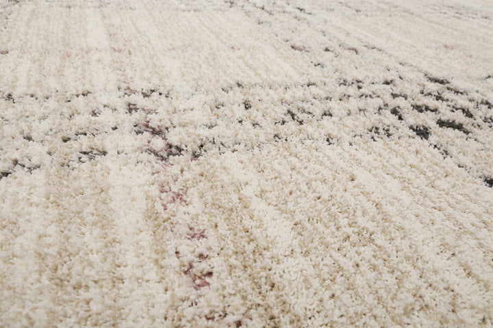 Nora Teppich creme weiß Hochflor rechteckig