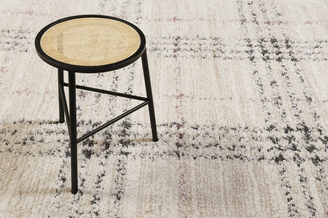 Nora Teppich creme weiß Hochflor rechteckig