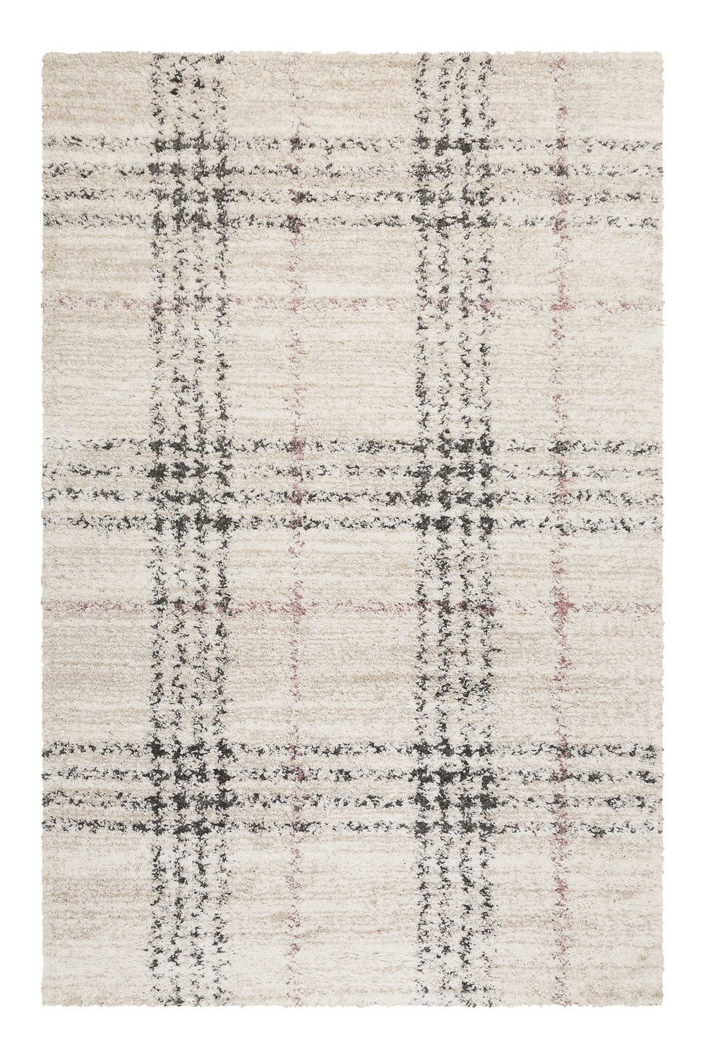 Nora Teppich creme weiß Hochflor rechteckig