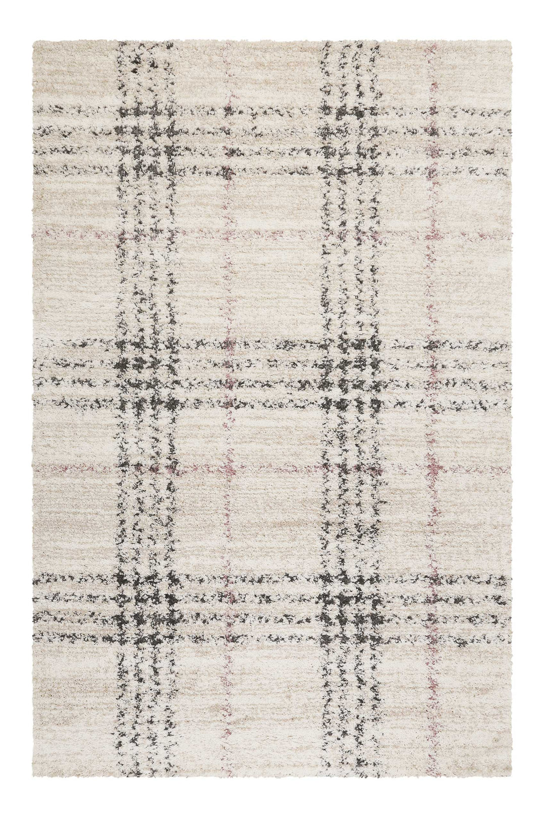 Nora Teppich creme weiß Hochflor rechteckig