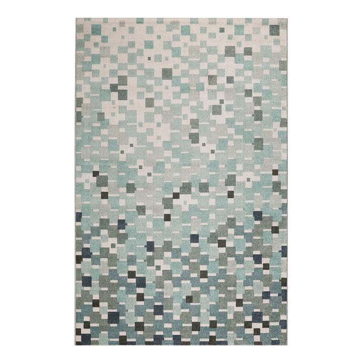 Pacific Outdoor blau Kurzflor rechteckig