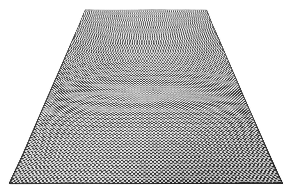 Raccoon Outdoor schwarz Kurzflor rechteckig