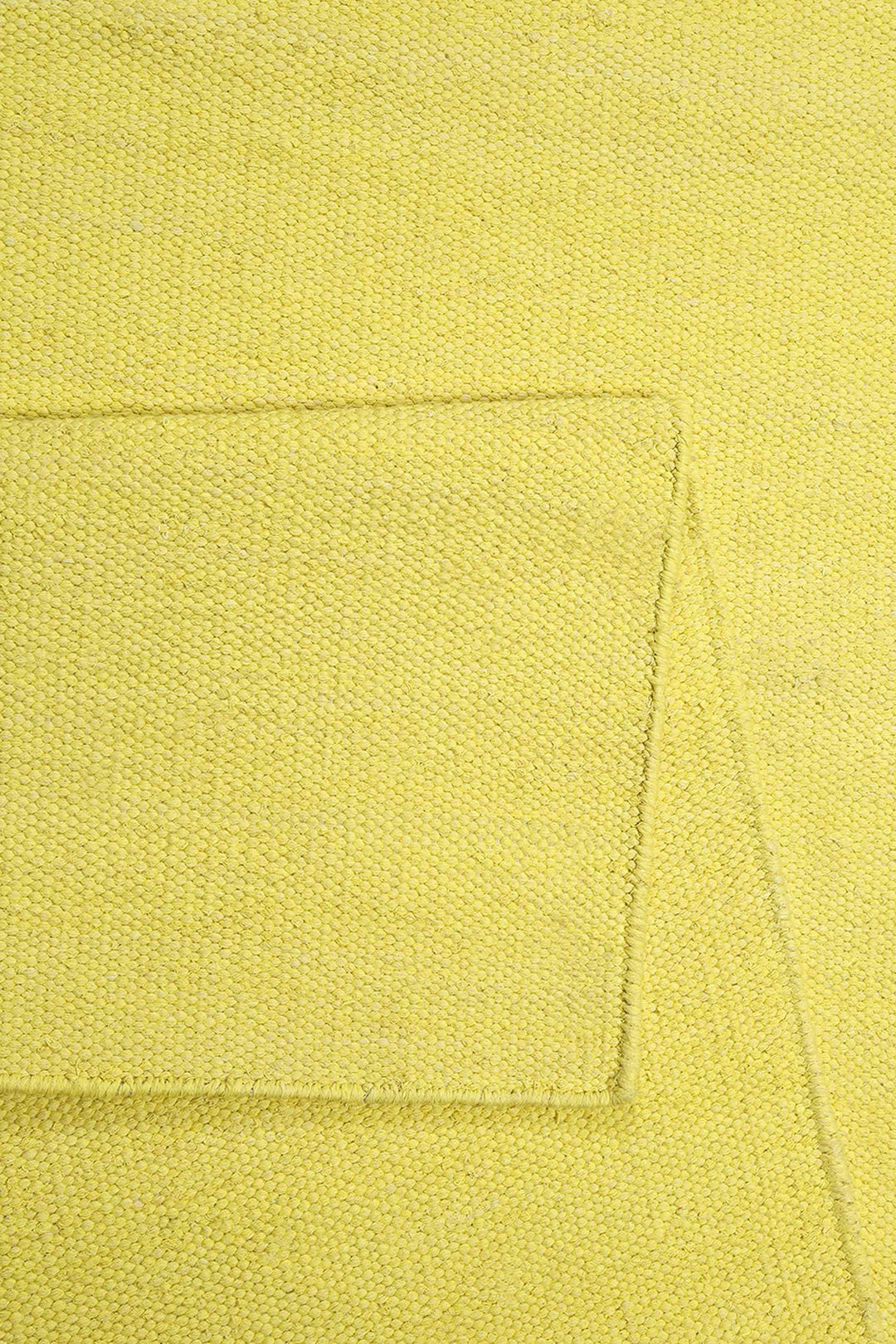 Rainbow Kelim Teppich gelb Kurzflor rechteckig