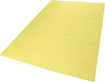 Esprit Kurzflor Teppich Gelb aus Baumwolle » Rainbow Kelim «